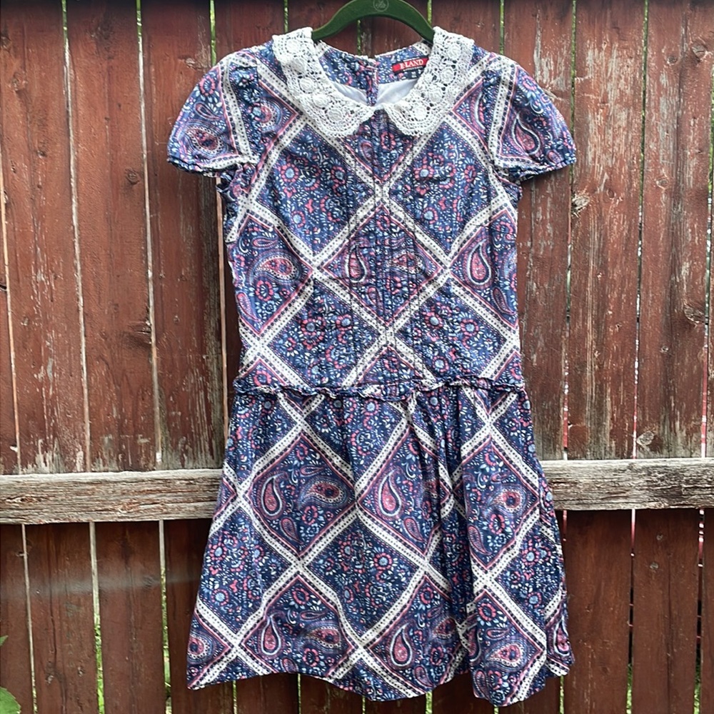 E-land women’s paisley dress size 165/ 88A US M